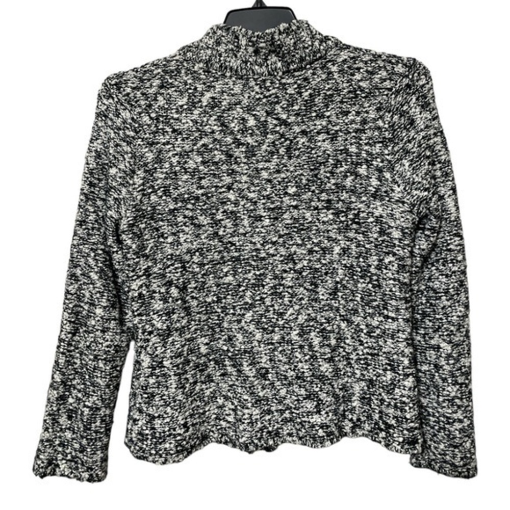 Winding River Womens Grey Heathered Cardigan Sweater Full Zip Acrylic Size Large - Picture 8 of 9